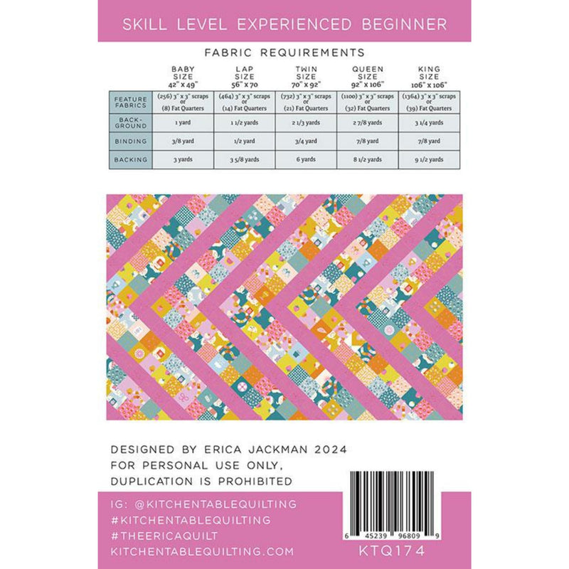 The Erica Quilt by Erica Jackman of Kitchen Table Quilting | KTQ 174