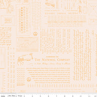 PRESALE TYPE/ography Background Marigold Yardage by Lori Holt of Bee in My Bonnet for Riley Blake Designs | C16851-MARIGOLD