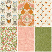 Woodland Wonder Custom Fat Quarter Bundle by Gingiber for Moda Fabrics | Curated Bundle 6 FQs