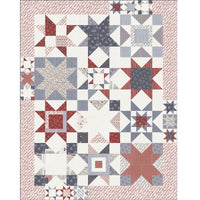 PRESALE Seeing Stars Quilt Kit Boxed With Independence Day by Sweetwater for Moda Fabrics | KIT55720