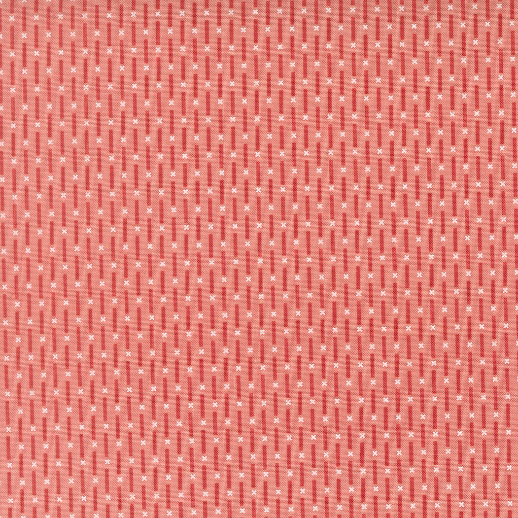 PRESALE Poinsettia and Pear Candy Stripe Carnation Yardage by Sherri & Chelsi for Moda Fabrics | 37715 15