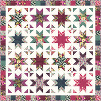 Sparklers Custom Quilt Kit by Wendy Sheppard Featuring Fragrant Fields by Lila Tueller for Riley Blake Designs Quilt Size 60" x 60"