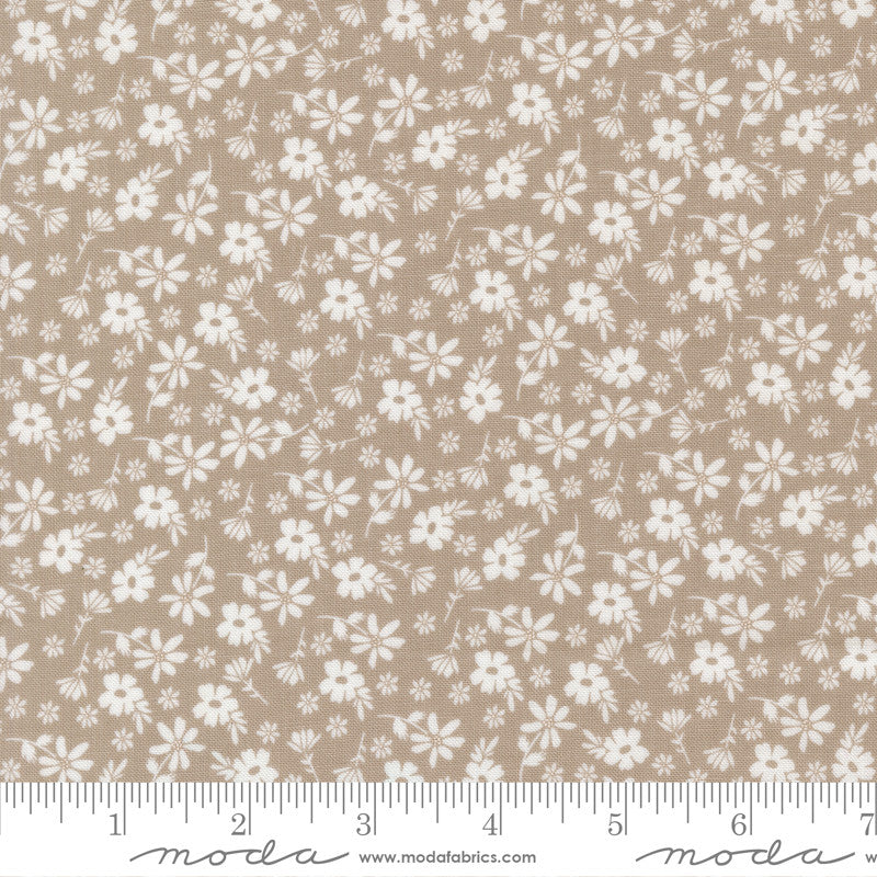 PRESALE Delightfully Yours Blossoms Stone by Sherri & Chelsi for Moda Fabrics | 37701 20