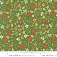 PRESALE Poinsettia and Pear Pear Evergreen Yardage by Sherri & Chelsi for Moda Fabrics | 37711 14