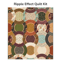 PRESALE Ripple Effect Custom Quilt Kit With Foraged Found and Hand Me Down by Fancy That Design House