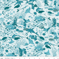 Reef Main Powder Yardage by Corinne Wells for Riley Blake Designs | C17270-POWDER