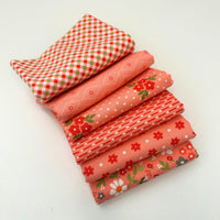 PRESALE Poinsettia and Pear Custom Fat Quarter Bundle Carnation by Sherri & Chelsi for Moda Fabrics | 6 FQs | Curated Bundle