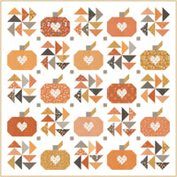 PRESALE Hello Fall Quilt Kit With Birch and Willow by Sherri & Chelsi for Moda Fabrics | Quilt Size 71 1/2" x 71 1/2"