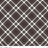 Hey Bootiful Charcoal Plaid Yardage by My Mind's Eye for Riley Blake Designs |C13133 CHARCOAL