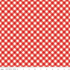 Freedom Garden Gingham Red Yardage by My Mind's Eye for Riley Blake Designs | C15624-RED