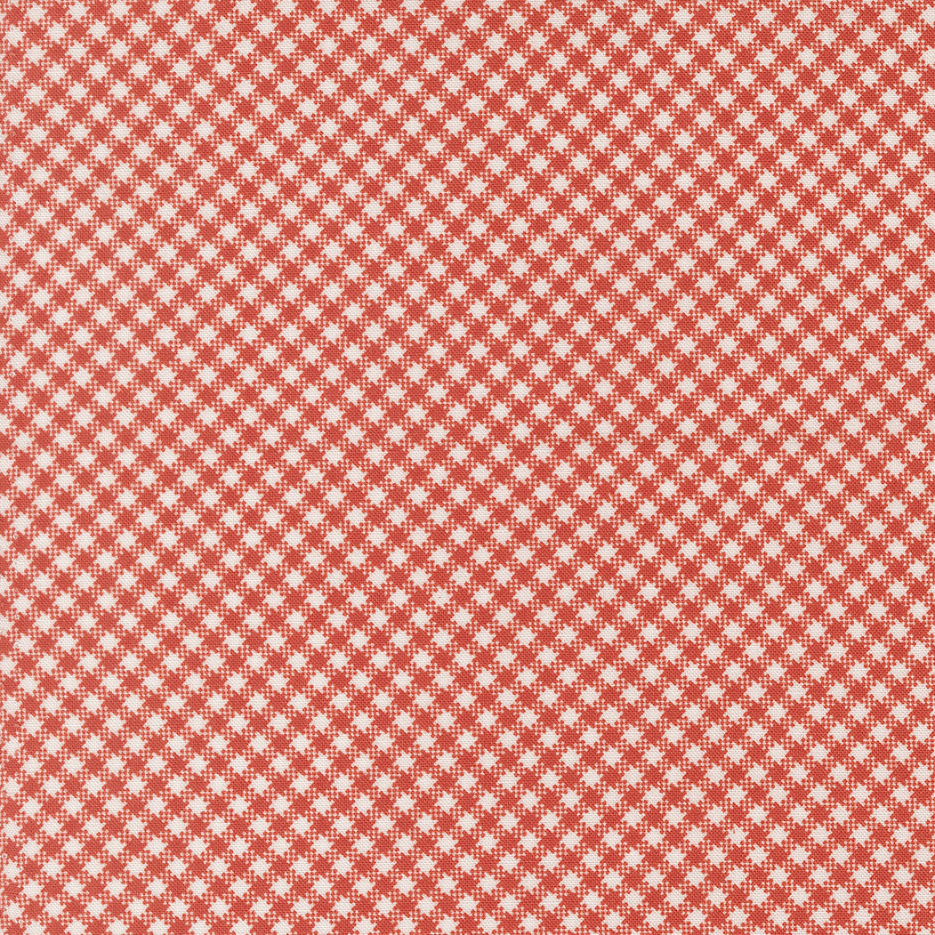 PRESALE Rosie Gingham Strawberry Yardage by Fig Tree & Co for Moda Fabrics | 35427 24