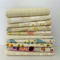 Ruby Star Fat Quarter Bundle Low Volume | Ruby Star Society |10 Fat Quarters | Curated Bundle