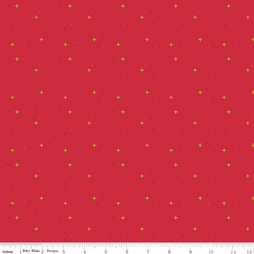 Sparkler Red Sparkle Yardage by Melissa Mortenson for Riley Blake Designs | SC650-RED