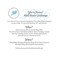 RBD Block Challenge 2026 With Confetti Cotton Solids | Riley Blake Designs Sew Along | (BEGINS JAN 6)