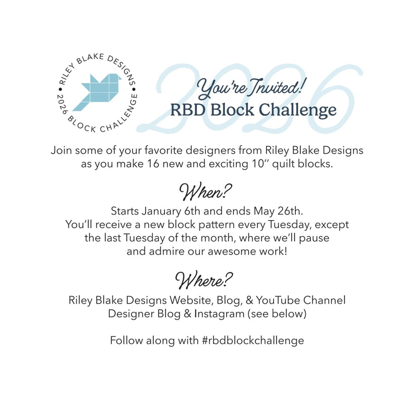 RBD Block Challenge 2026 With Confetti Cotton Solids | Riley Blake Designs Sew Along | (BEGINS JAN 6)