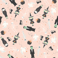 Frank and Friends Main Pink Yardage by My Mind's Eye for Riley Blake Designs | C17470-PINK