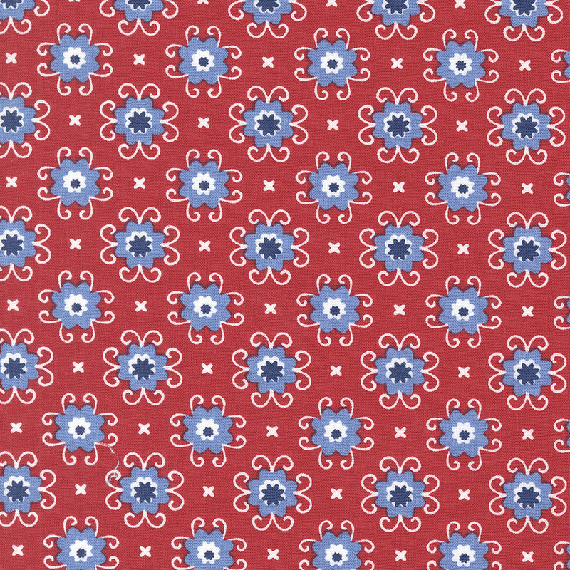 PRESALE Star Spangled Bandana Rocket by April Rosenthal of Prairie Grass for Moda Fabrics | 24173 15