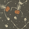 Home Sweet Haunt Dancing Pumpkins Stone Yardage by Stacy Iest Hsu for Moda Fabrics | 20913 12