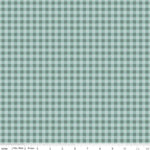 Bellissimo Gardens Teal Gingham Yardage by My Mind's Eye for Riley Blake Designs |C13835 TEAL