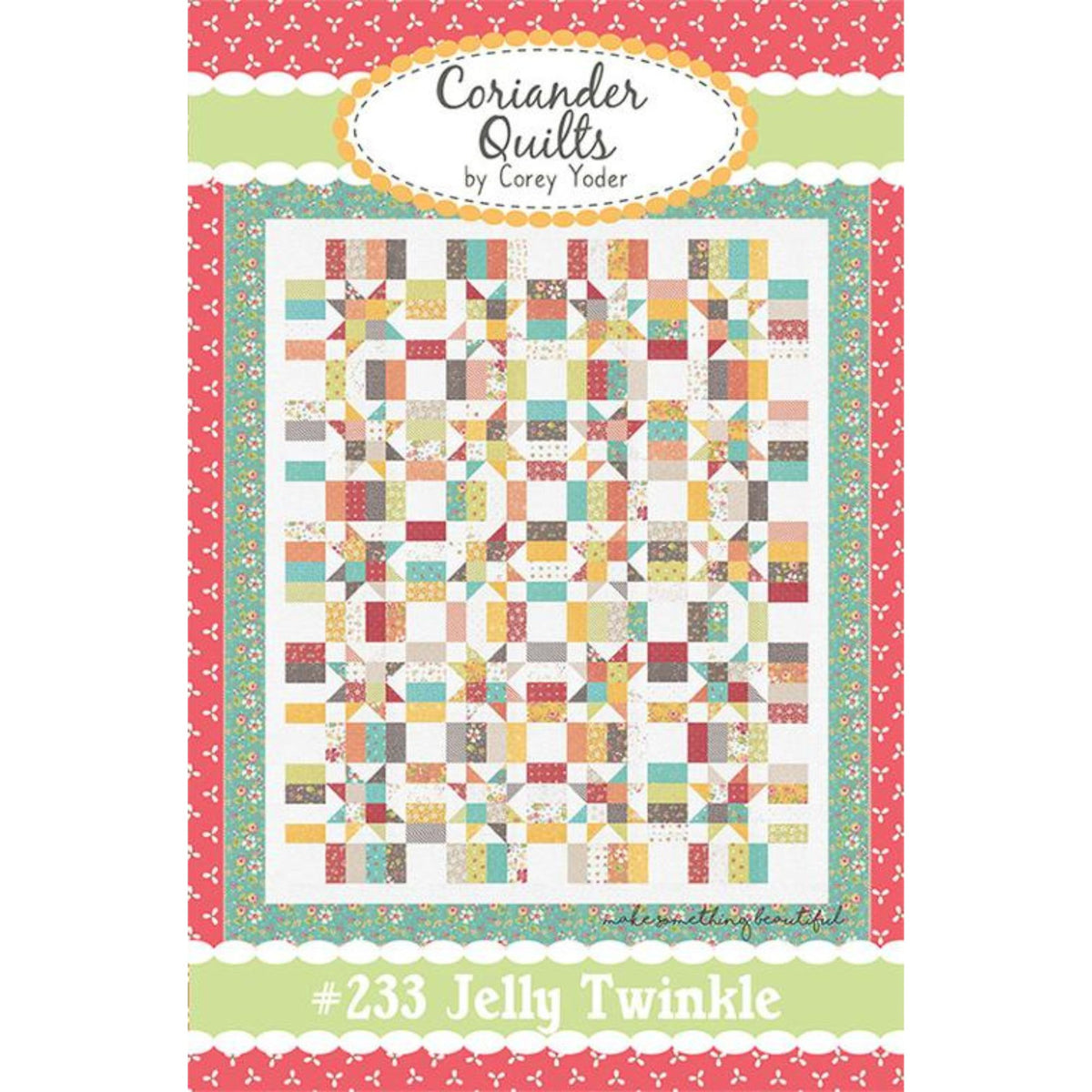Jelly Twinkle Quilt Pattern by Corey Yoder of Coriander Quilts | CQ 233