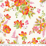 Picnic Florals Cream Main Yardage by My Mind's Eye for Riley Blake Designs | C14610 CREAM