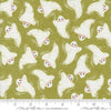 Hey Boo Witchy Green Friendly Ghost Yardage by Lella Boutique for Moda Fabrics | 5211 17  | Cut Options Available