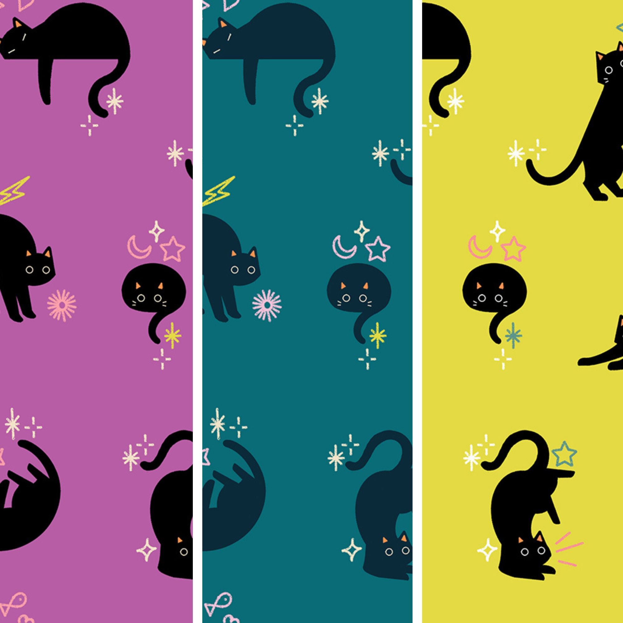 PRESALE Freaky Familiars Custom Fat Quarter Bundle C atwalkby Ruby Star Society | 3 FQs | Curated Bundle