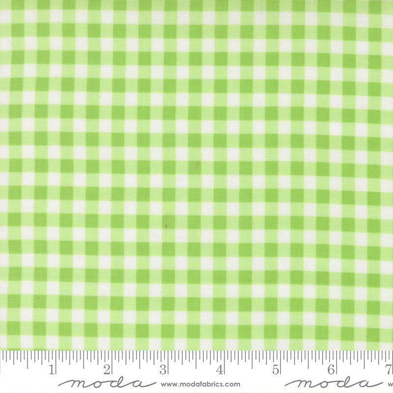 Fruit Salad Gingham Lime Yardage by Corey Yoder for Moda Fabrics | 29245 19