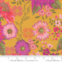 PRESALE Parlor Happy Blooms Dijon Yardage by Crystal Manning for Moda Fabrics | 11960 19