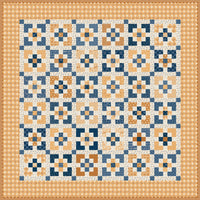 PRESALE Charmed Table Topper or Baby Quilt Kit With Denim & Daisy by Lori Holt of Bee in my Bonnet |  KT-18131