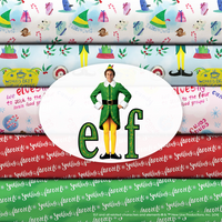Elf the Movie Custom Half Yard Bundle by Camelot Fabrics | 5 Half Yard Cuts
