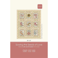 PRESALE Sowing the Seeds of Love Custom Quilt Kit With My Secret Garden by Stacy Iest Hsu for Moda Fabrics | Quilt Size 60" x 72"
