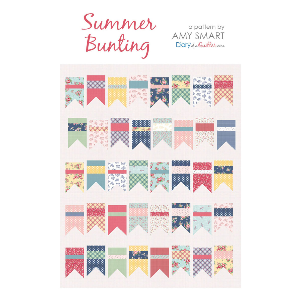 Summer Bunting Quilt Pattern by Amy Smart | P123-SUMMERBUNTING