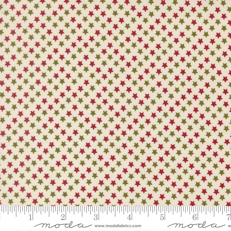 PRESALE Chilly Star Bright Vanilla Yardage by Sweetwater for Moda Fabrics | 55714 11