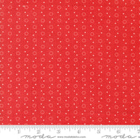 Portofino Sweet Pea Pomegranate Yardage by Fig Tree & Co for Moda Fabrics | 35397 16