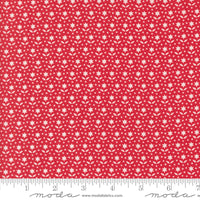 PRESALE Buon Natale Star Blooms Pomegranate Yardage by Fig Tree & Co for Moda Fabrics | 35405 14