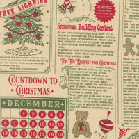 Holiday Cheer North Pole News Natural Yardage by Stacy Iest Hsu for Moda Fabrics | 20970 11