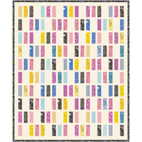 The Natalie Custom Quilt Kit With Salutations by Rashida Coleman Hale | Pattern by Kitchen Table Quilting