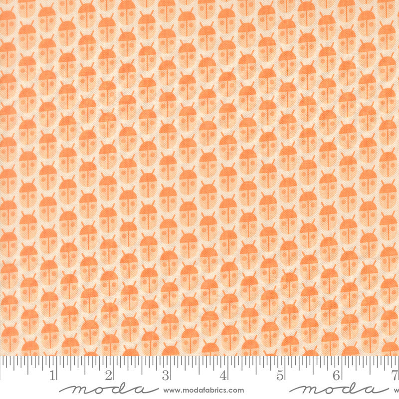 PRESALE Popcorn Little Bugs Peach Yardage by Elizabeth Hartman for Moda Fabrics | 51280 19
