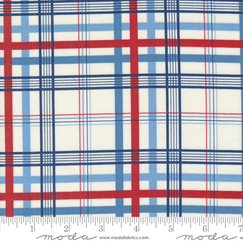 Grand Haven Plaid Cream Yardage by Minick & Simpson for Moda Fabrics | 14989 11