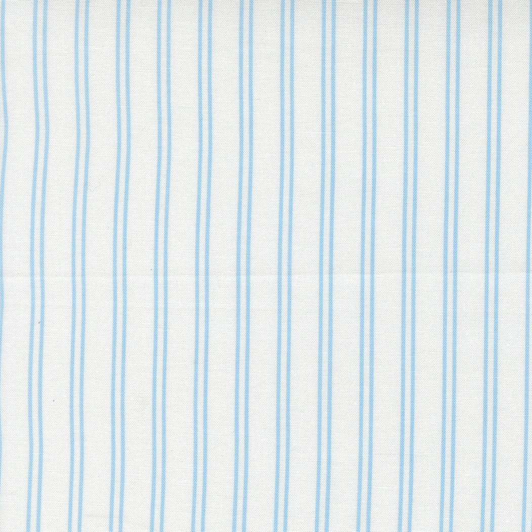 A Cat Named Stitch Stripe Cream Sky Yardage by Camille Roskelley for Moda Fabrics | 55344 22