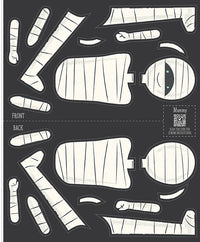Frank and Friends Mummy Panel by My Mind's Eye for Riley Blake Designs | Panel Size 35 1/2" x 43 1/2" | P17479-PANEL
