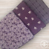 Gentler Times Custom Fat Quarter Bundle Purple by Lori Holt of Bee in My Bonnet | 3 FQs