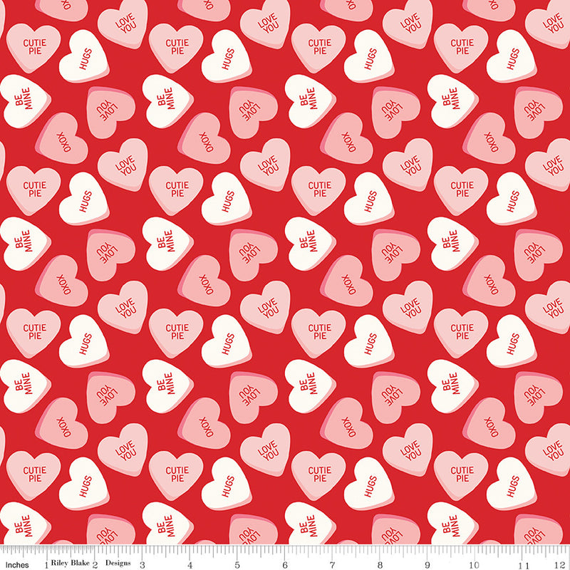 Sweetheart Main Red by My Mind's Eye for Riley Blake Designs | C15500-RED