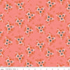 Porch Swing Coral Vignettes Fat Quarter by Ashley Collett for Riley Blake Designs | C14054 CORAL | REMNANT FAT QUARTER