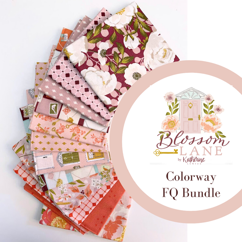Blossom Lane Rosie Colorway Fat Quarter Bundle | 12 FQs | Custom Bundle Corals, Pinks, Purples