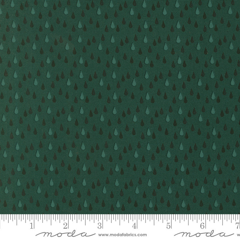 PRESALE Garden Glam Raindrop Teal Yardage by Lella Boutique for Moda Fabrics | 5274 18