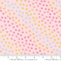 Here Kitty Kitty Pink Paws and More Paws Yardage by Stacy Iest Hsu for Moda Fabrics |20835 17