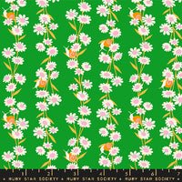 Carousel Daisy Chain Verdant Yardage by Melody Miller for Ruby Star Society | RS0098 15