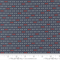 PRESALE Independence Day Bowties Indigo Yardage by Sweetwater for Moda Fabrics | 55725 14
